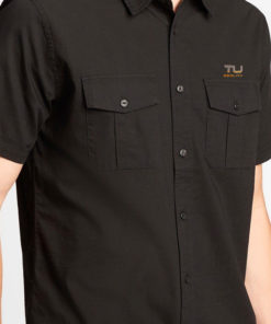 Košeľa short sleeve utility shirt čierne