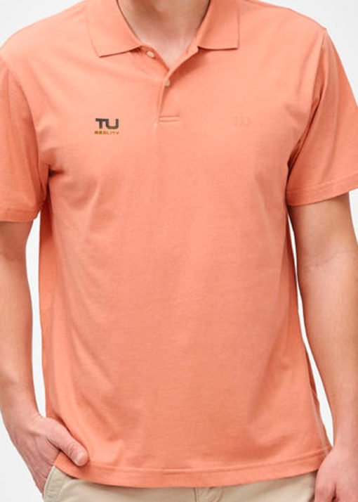 Polo tričko GAP Logo jersey Oranžová